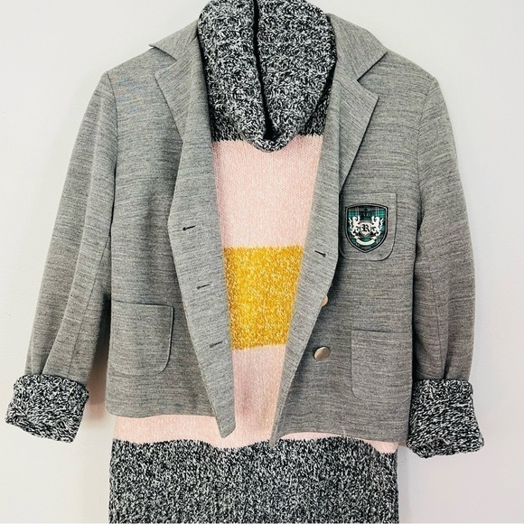 Topshop Jackets & Blazers - TopShop grey blazer size 4 academia
